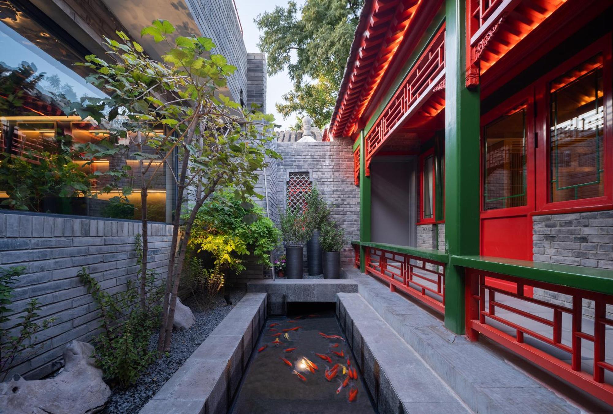 Xinxiang Yayuan Beijing Sihe Courtyard With Sky Garden Terrace Near Tiananmen Square Forbidden City Wangfujing Pedestrian Street And The Subway Zewnętrze zdjęcie