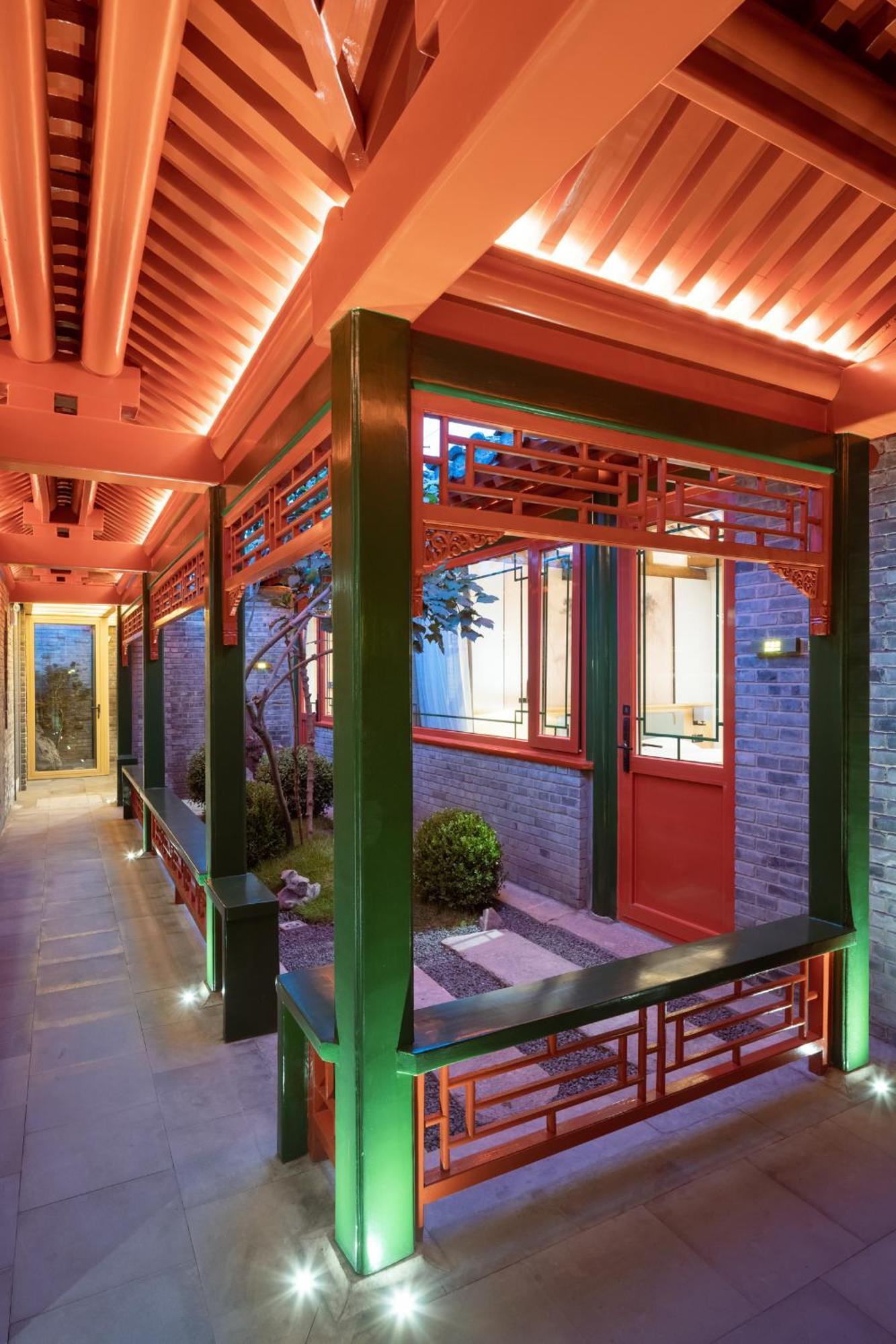 Xinxiang Yayuan Beijing Sihe Courtyard With Sky Garden Terrace Near Tiananmen Square Forbidden City Wangfujing Pedestrian Street And The Subway Zewnętrze zdjęcie