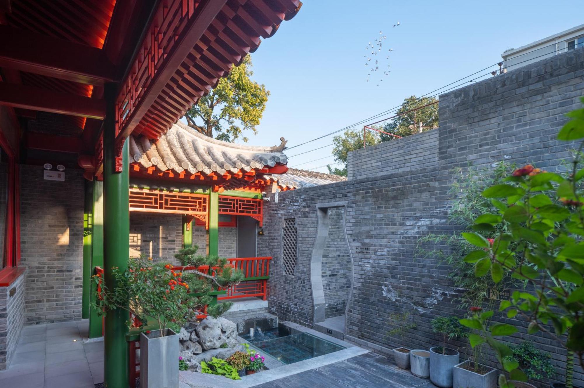 Xinxiang Yayuan Beijing Sihe Courtyard With Sky Garden Terrace Near Tiananmen Square Forbidden City Wangfujing Pedestrian Street And The Subway Zewnętrze zdjęcie